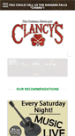 Mobile Screenshot of clancysbar.ca